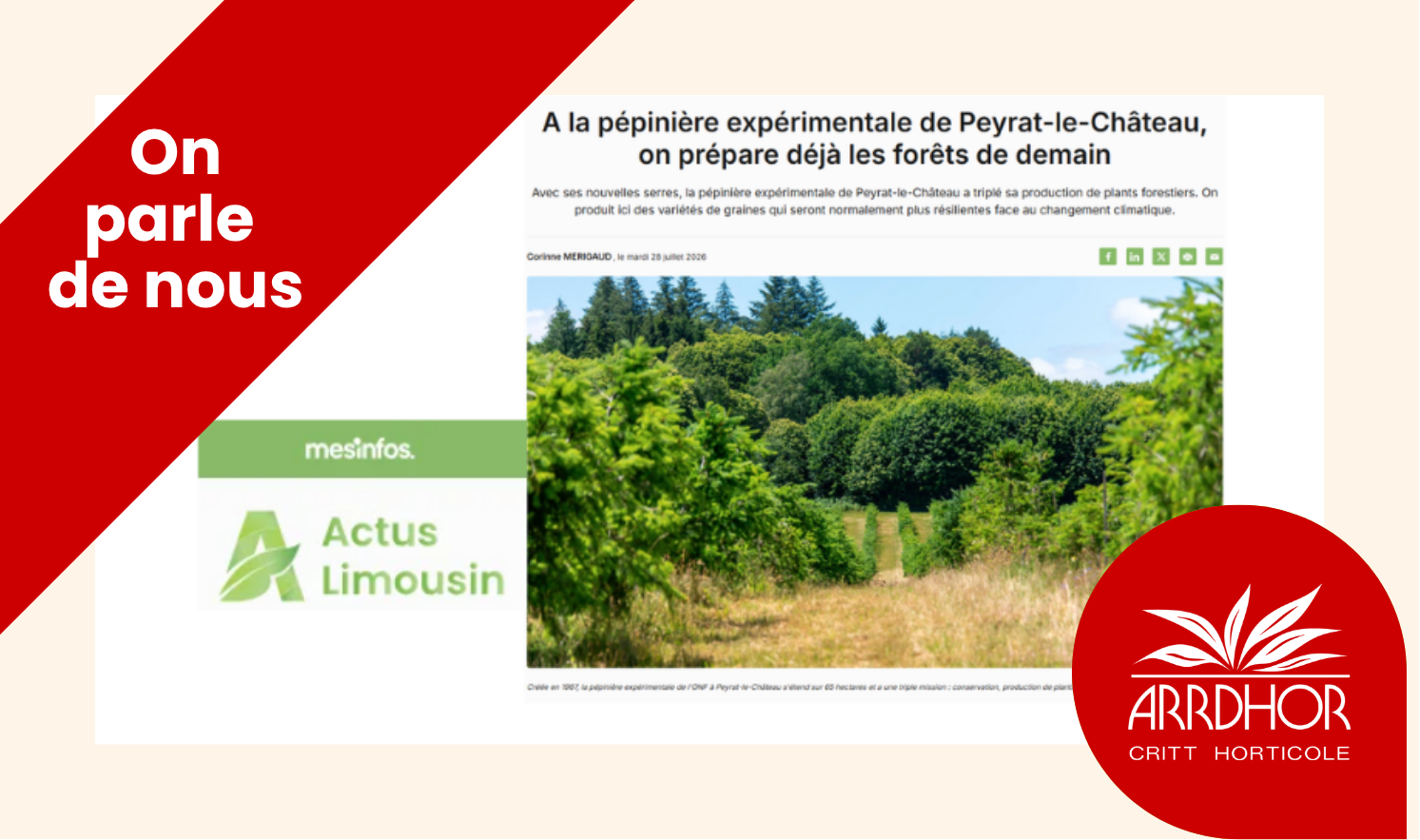 pépinière expérimentale de Peyrat-le-Château